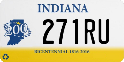 IN license plate 271RU