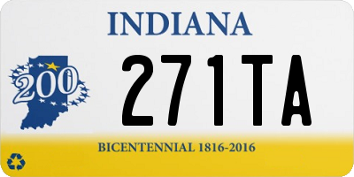 IN license plate 271TA