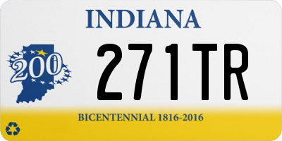 IN license plate 271TR