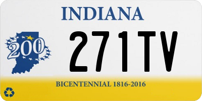 IN license plate 271TV