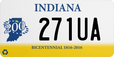 IN license plate 271UA