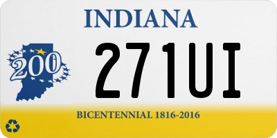 IN license plate 271UI