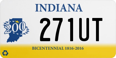 IN license plate 271UT