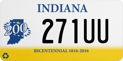 IN license plate 271UU