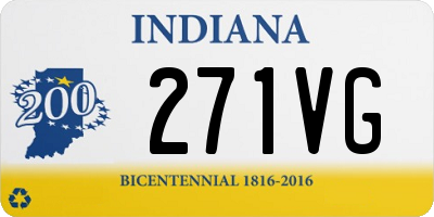 IN license plate 271VG