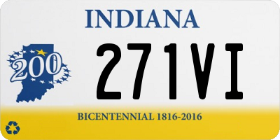 IN license plate 271VI