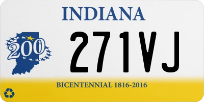 IN license plate 271VJ