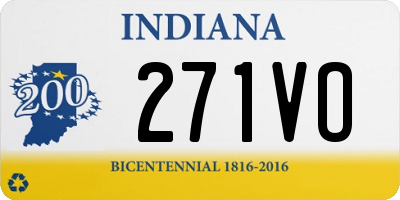 IN license plate 271VO