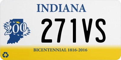 IN license plate 271VS