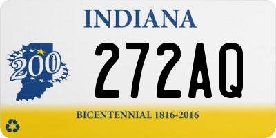 IN license plate 272AQ