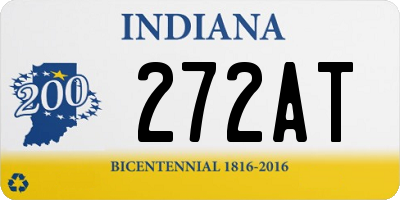 IN license plate 272AT