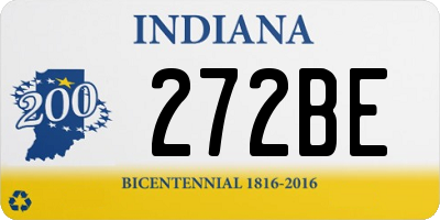 IN license plate 272BE