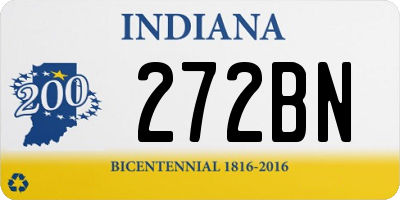 IN license plate 272BN