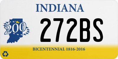 IN license plate 272BS