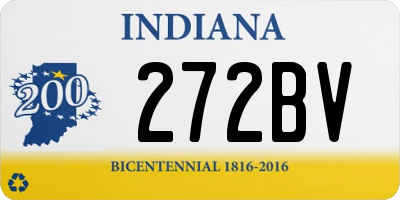 IN license plate 272BV