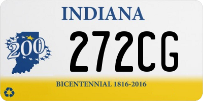 IN license plate 272CG