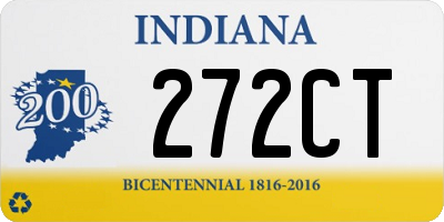 IN license plate 272CT