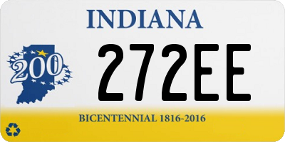 IN license plate 272EE