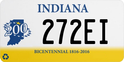 IN license plate 272EI