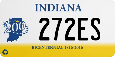 IN license plate 272ES