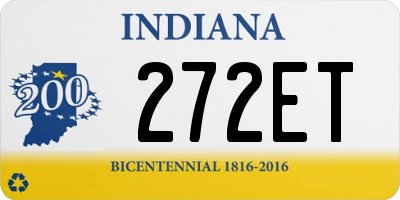 IN license plate 272ET