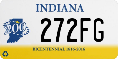 IN license plate 272FG