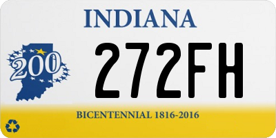 IN license plate 272FH