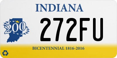 IN license plate 272FU