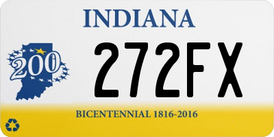 IN license plate 272FX