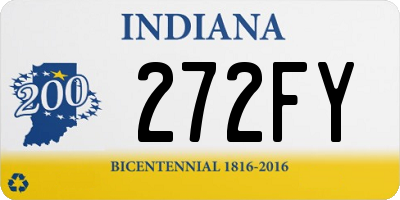 IN license plate 272FY