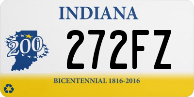 IN license plate 272FZ