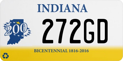 IN license plate 272GD