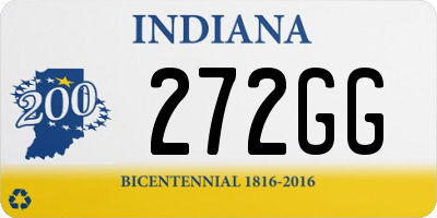 IN license plate 272GG