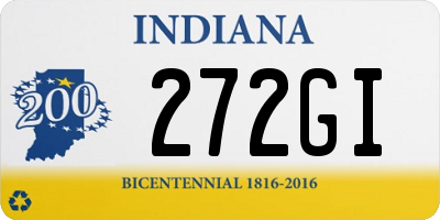IN license plate 272GI