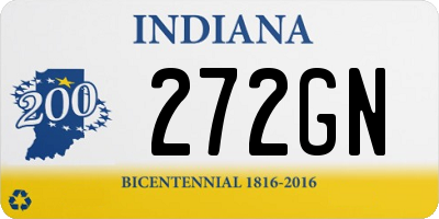 IN license plate 272GN