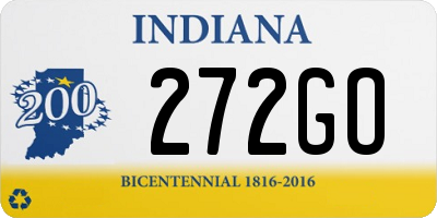 IN license plate 272GO