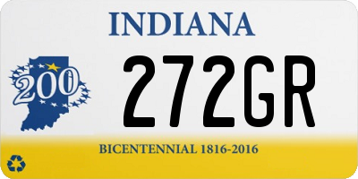 IN license plate 272GR