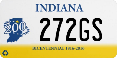 IN license plate 272GS