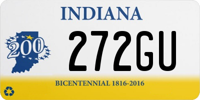 IN license plate 272GU