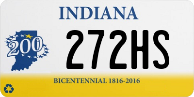 IN license plate 272HS