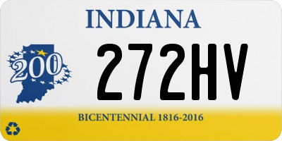 IN license plate 272HV