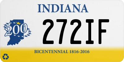 IN license plate 272IF