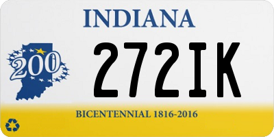 IN license plate 272IK