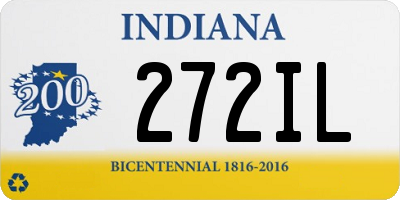 IN license plate 272IL