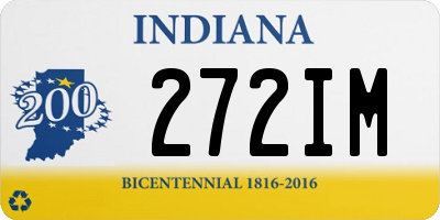 IN license plate 272IM