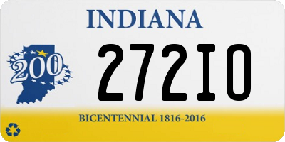 IN license plate 272IO