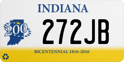 IN license plate 272JB