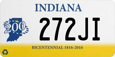 IN license plate 272JI