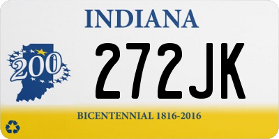 IN license plate 272JK