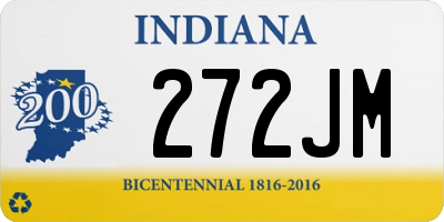 IN license plate 272JM